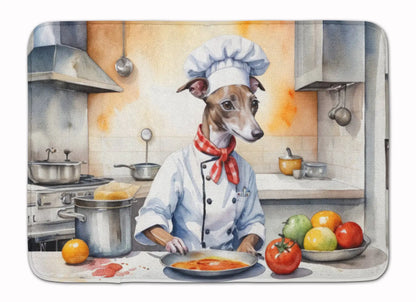 Italian Greyhound The Chef Memory Foam Kitchen Mat