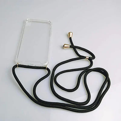 Black Neck Strap Rope Cord