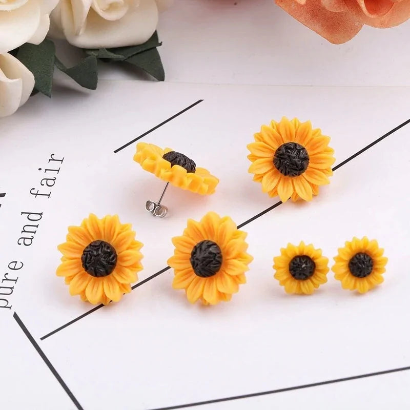 Sunflower (you are my sunshine) Stud Earrings