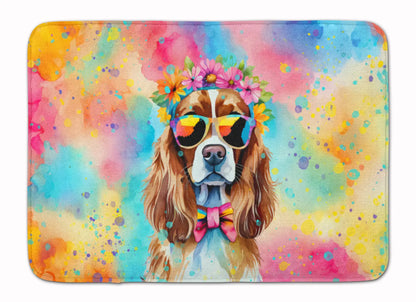 Cavalier Spaniel Hippie Dawg Memory Foam Kitchen Mat