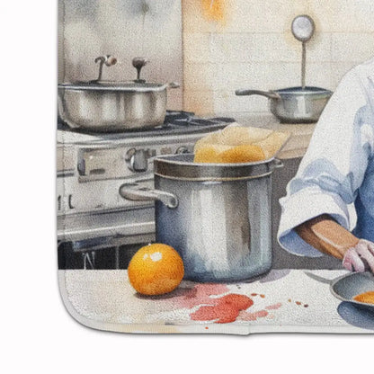 Italian Greyhound The Chef Memory Foam Kitchen Mat