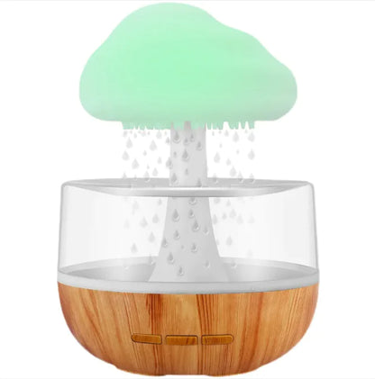 Raining Cloud Humidifier With Night Light Aromatherapy Essential Oil Diffuser Micro Humidifier