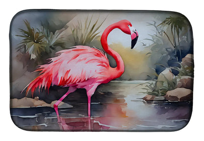 Flamingo Dish Drying Mat