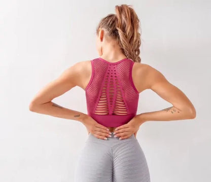 Mesh Racerback Workout-Top