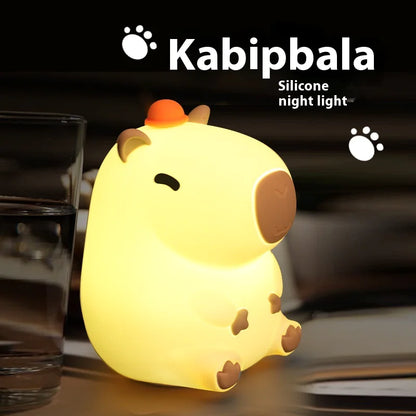 Silicone Capybara Night Lamp