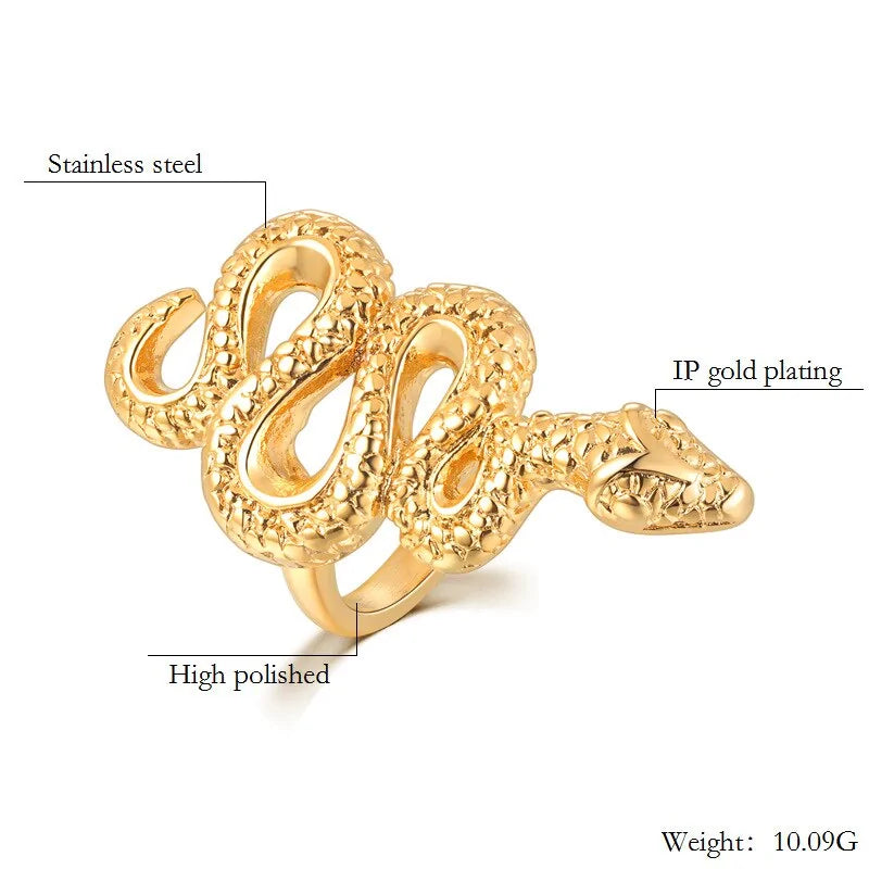 Serpent Snake Ring