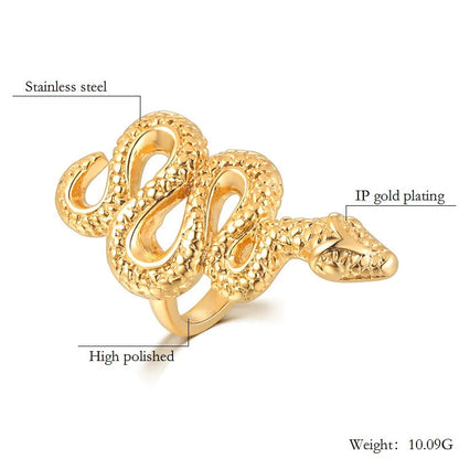 Serpent Snake Ring