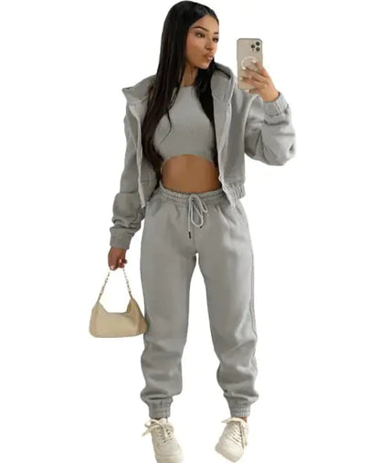 Hooded Sports And Leisure Set