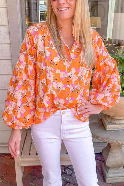 Ashley Balloon Sleeve Top