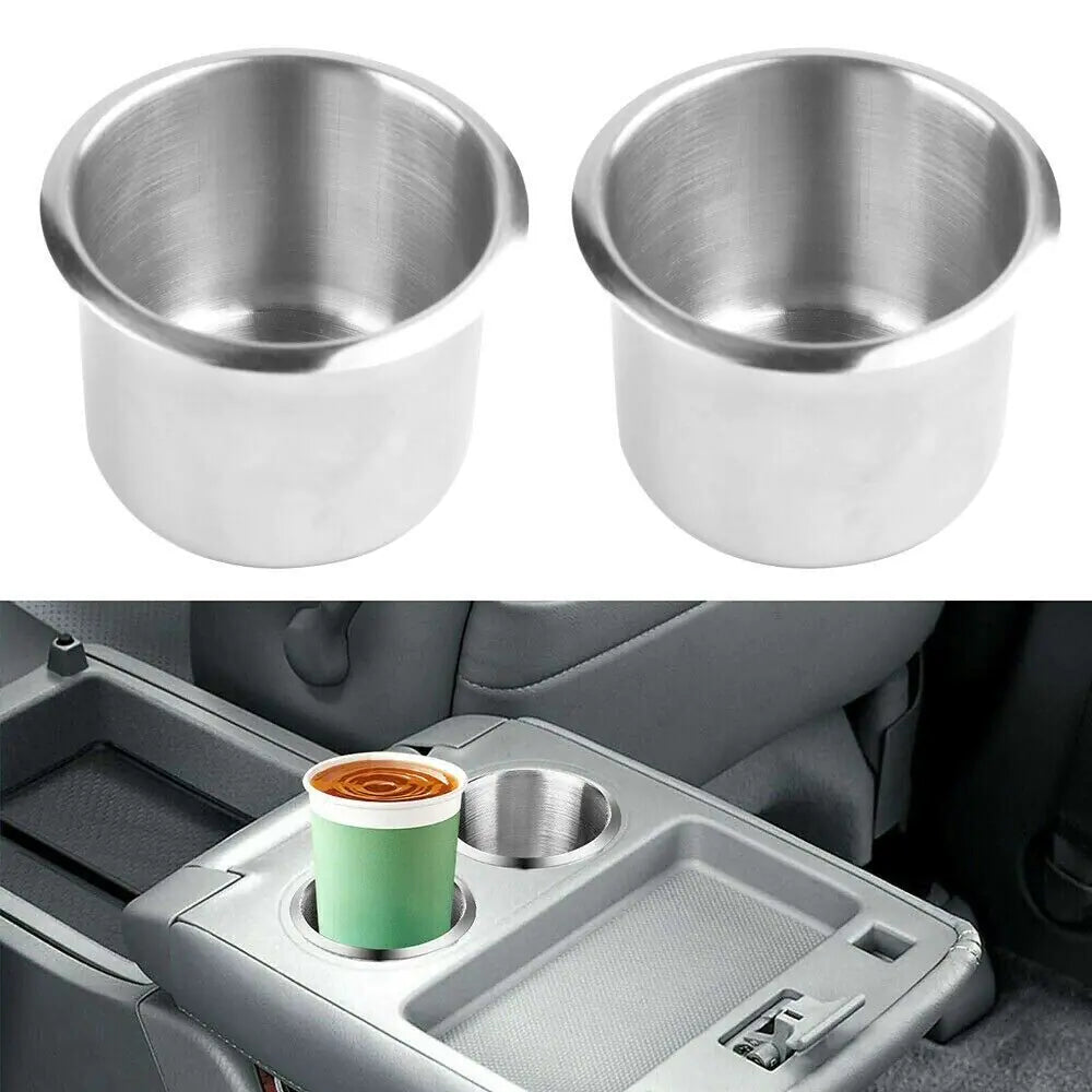 Universal Stainless Steel Cup Drink Holders for Car Boat Truck Marine Camper RV