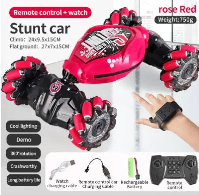 RC Off-Road Stunt Car with LED Lights & Music