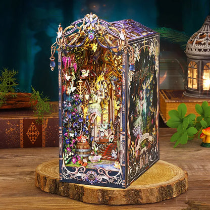 Fairy Tale Elves 3D Handmade Bookstand Decoration