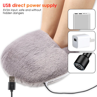 USB Plug In Feet Warmer