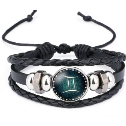 Twelve constellations time gem bracelet