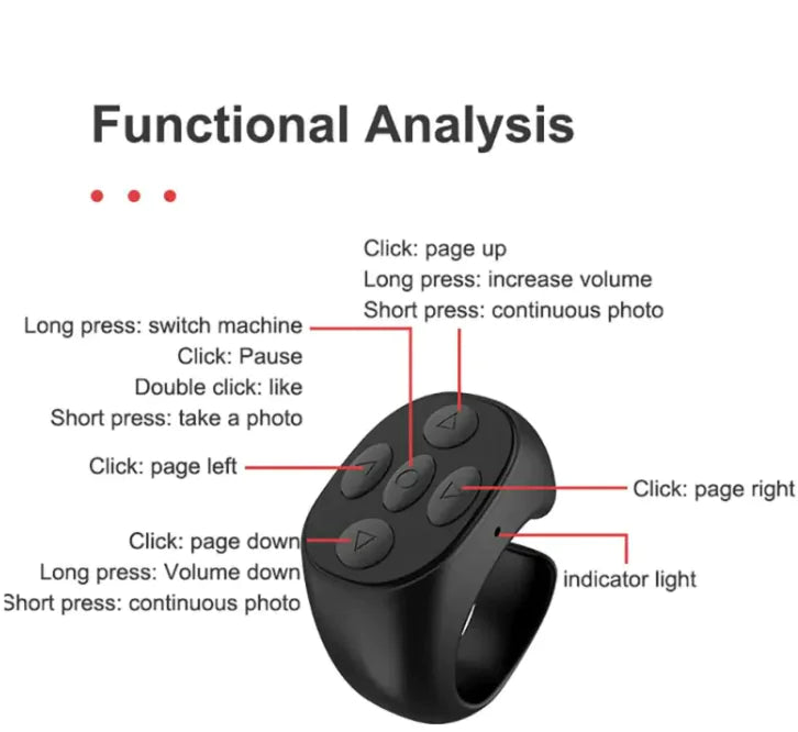 Mobile Phone Bluetooth Remote Control