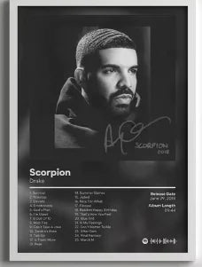 Pôster de Álbum de Música Pop Rap Drake Aesthetic Rapper Hip Hop Rock Nothing Was The Same Her Loss Pintura em Tela Decoração de Parede