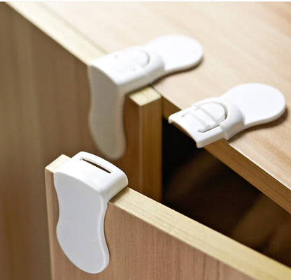 Children's Multi-function Anti-pinch Hand Refrigerator Right-angle Cabinet Door Lock