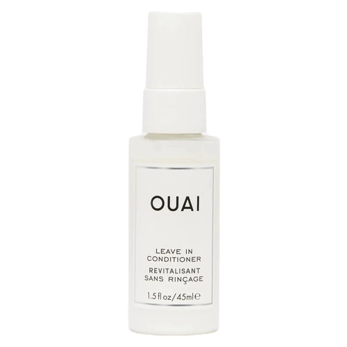 OUAI Leave In Conditioner & Heat Protectant Spray - Prime Hair for Style, Smooth Flyaways, Add Shine and Use as Detangling Spray - No Parabens, Sulfates or Phthalates (1.5 oz) 1.5 Fl Oz (Pack of 1)