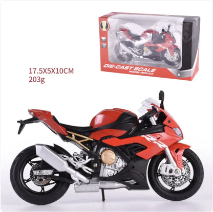 Alloy Sports Motorcycle Toy – Kids' Simulation Model