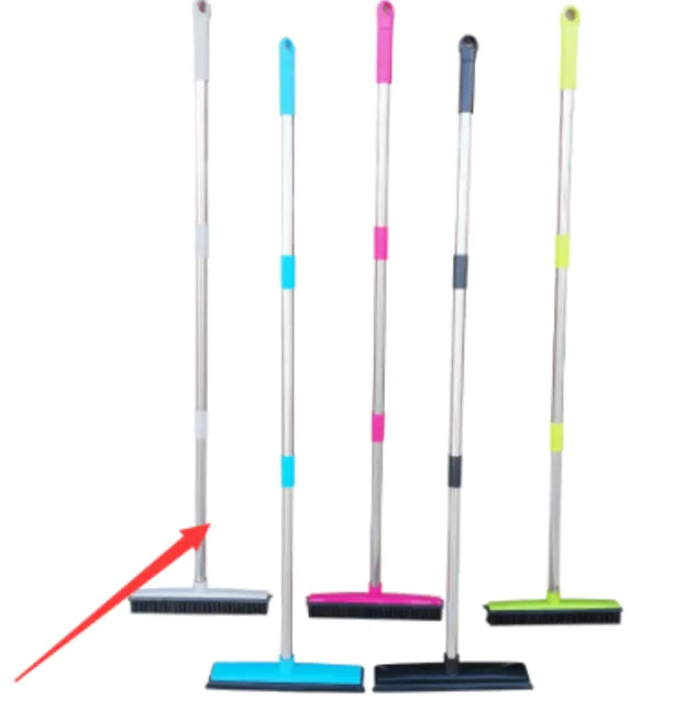 TriPole Dust & Carpet Scraper Broom