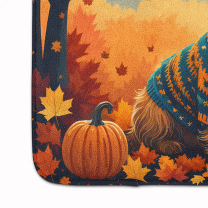 Australian Terrier Terrier Fall Memory Foam Kitchen Mat