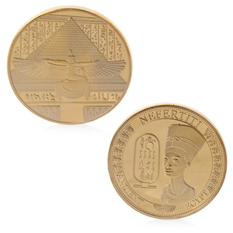 Gold Plated Ancient Egypt Coin