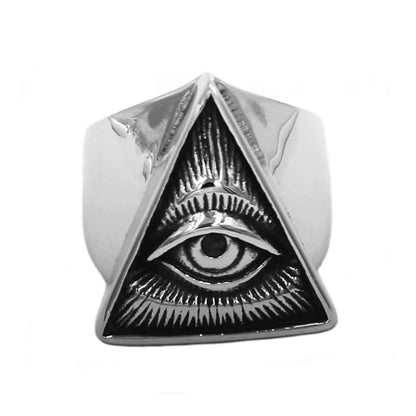 Egyptian Amulet Ring Stainless Steel