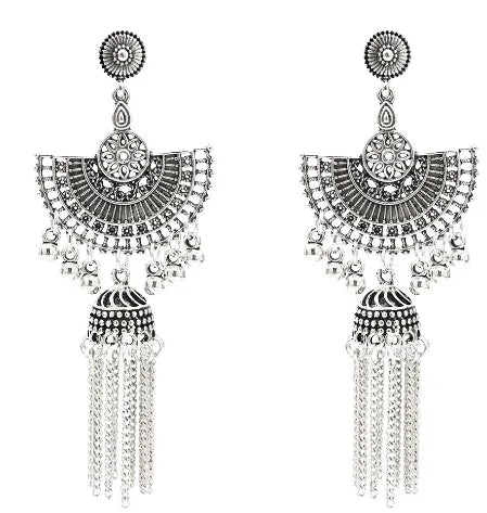 Egypt Vintage Silver Alloy Earrings for Women