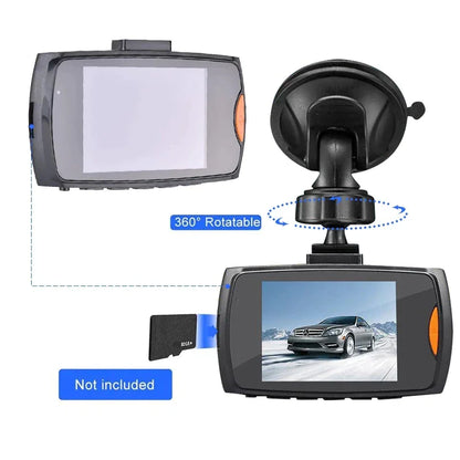 2.7'' Full HD 1080P Dash Cam Car DVR Front & Rear Camera Night Vision G-Sensor