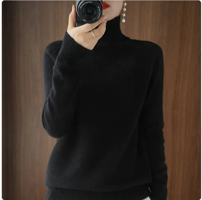 Stand Collar Pullover Sweater