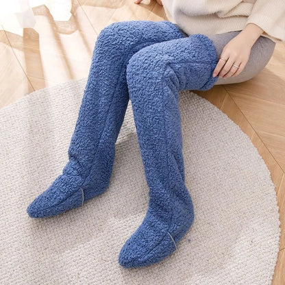 Over Knee High Fuzzy Winter Warm Socks