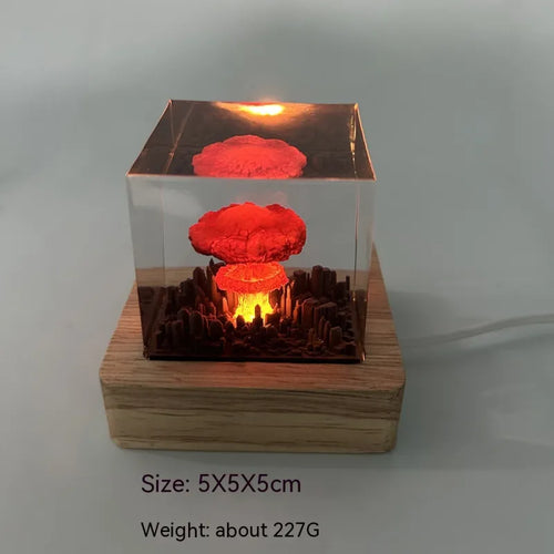 Explosion Mushroom Cloud Night Lamp Ornaments