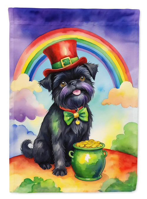 Affenpinscher St Patrick's Day House Flag