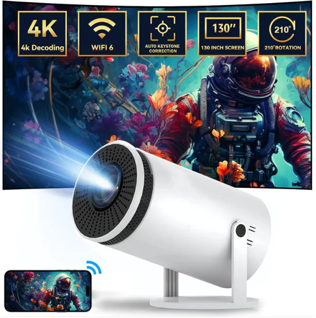 4K Bluetooth Mini Projector