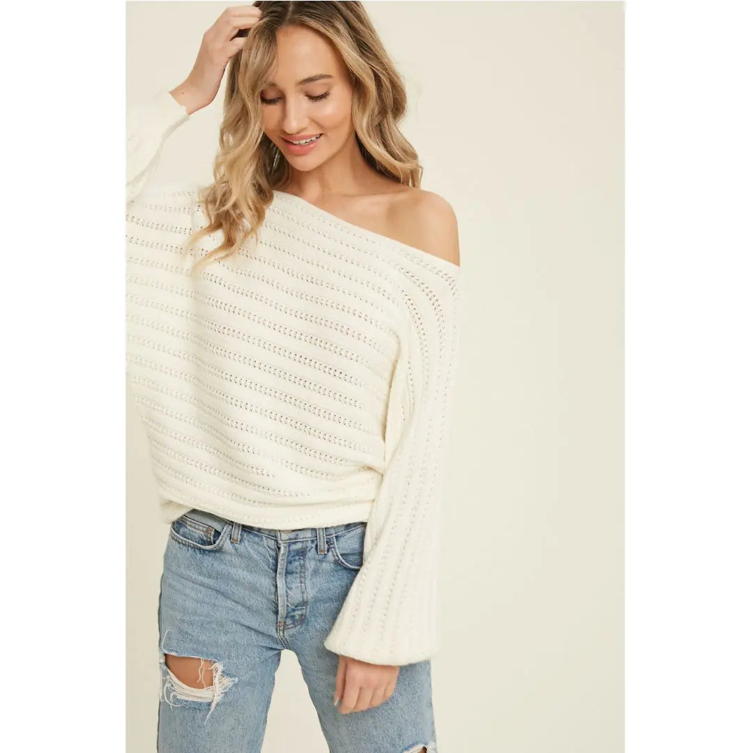 Textured Pullover Sweater