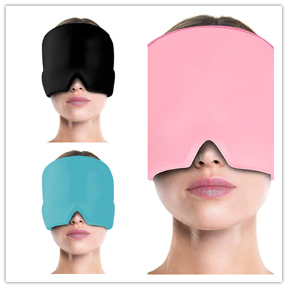 Migraine Relief Hat Mask - Cold Compress Hood