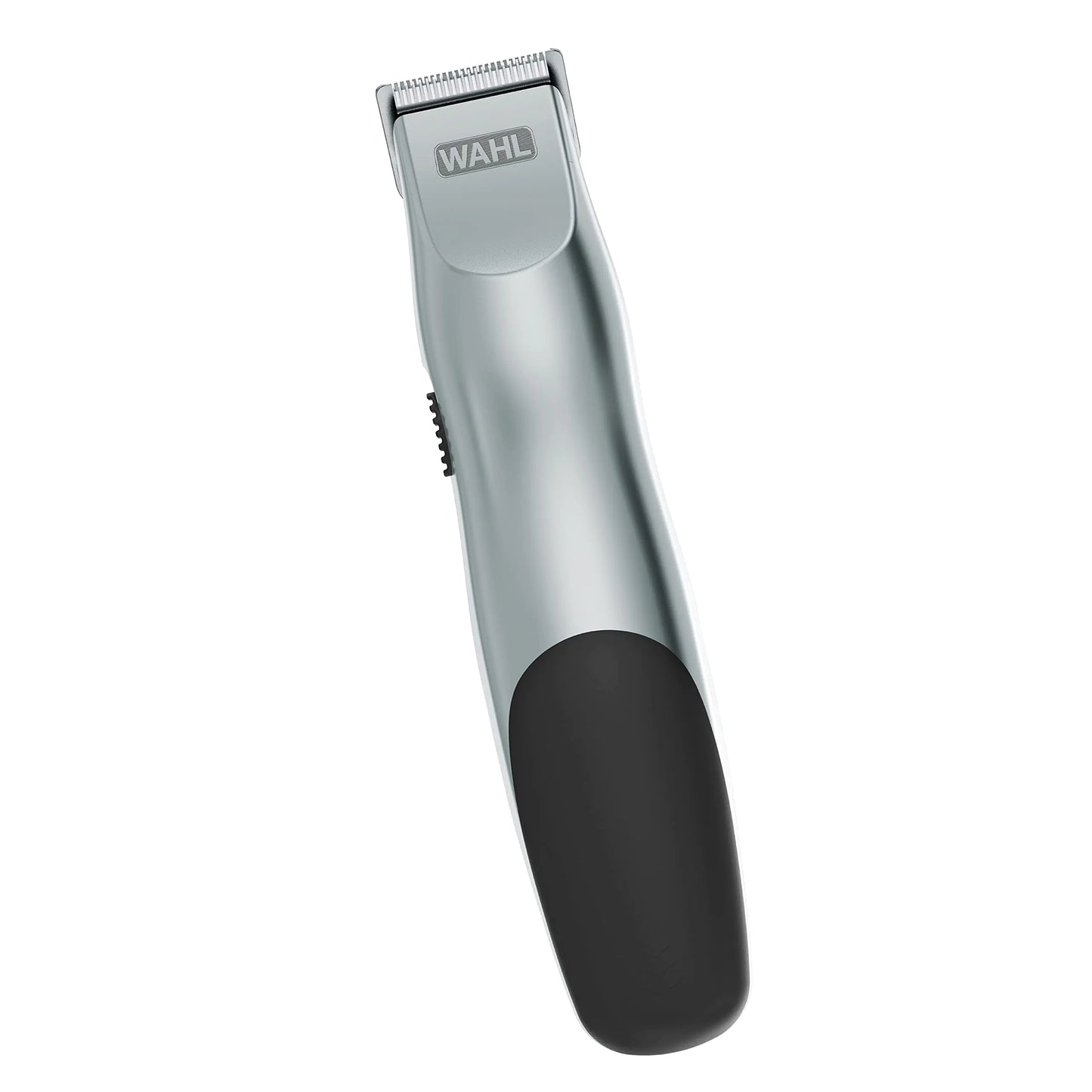 Wahl Groomsman Battery Operated Facial Hair Trimmer for Beard & Mustache Trimming Including Light Detailing and Body Grooming – Model 9906-717V Silver