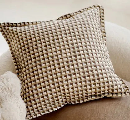 Brown Vintage Throw Pillow