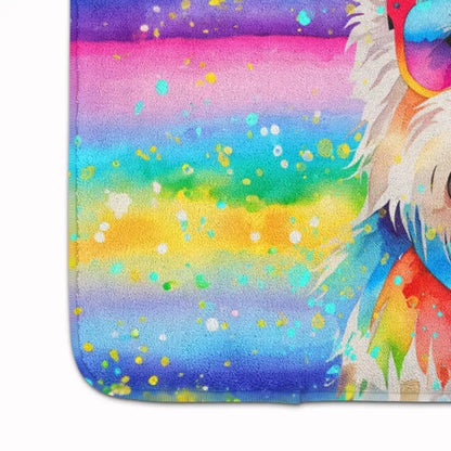 Westie Hippie Dawg Memory Foam Kitchen Mat