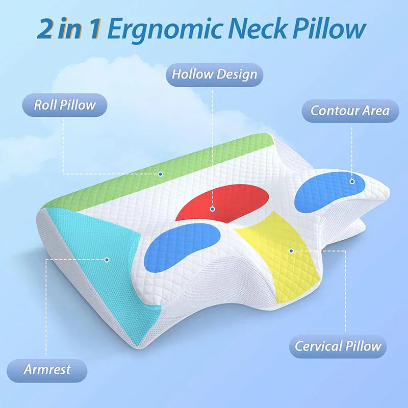 Ergonomic Contour Neck Pillow