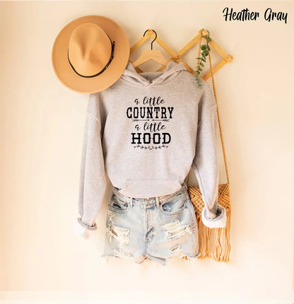 Camiseta Um Pouco Country Um Pouco Capuz, Camiseta de Música Country