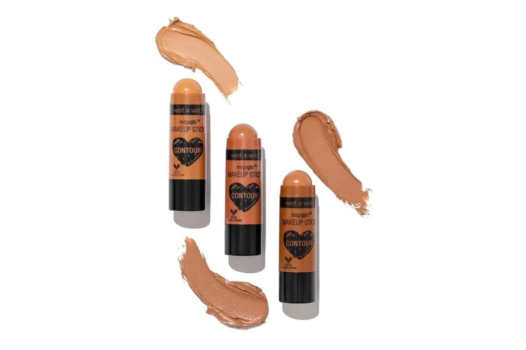 wet n wild MegaGlo Makeup Stick, Buildable Color, Versatile Use, Cruelty-Free & Vegan - Call Me Maple and Conceal and Contour Neutral Follow Your Bisque,1 Ounce (Pack of 1),807 Bundle Makeup Stick + Stick, Follow Your Bisque