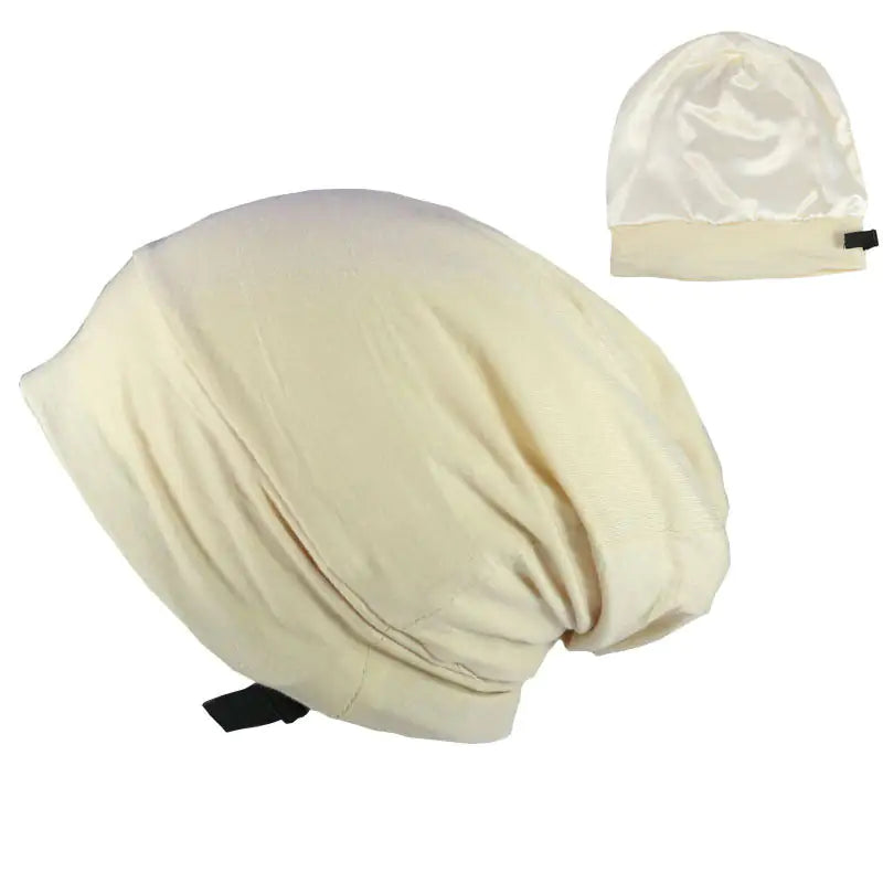 Spring And Autumn Adjustable Men's Satin Lined Hood