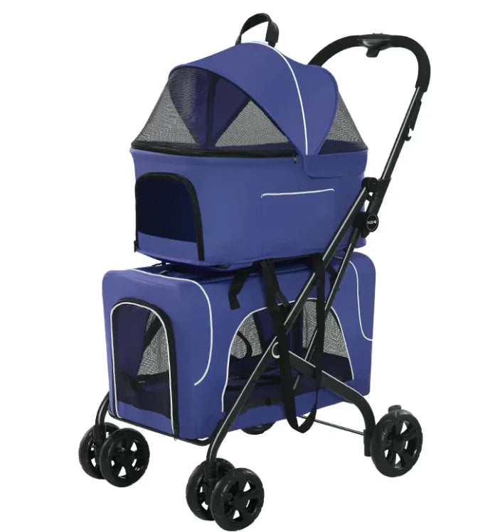 Small Dog Lightweight Folding Cat Dog Trolley