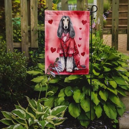 Afghan Hound My Valentine Garden Flag