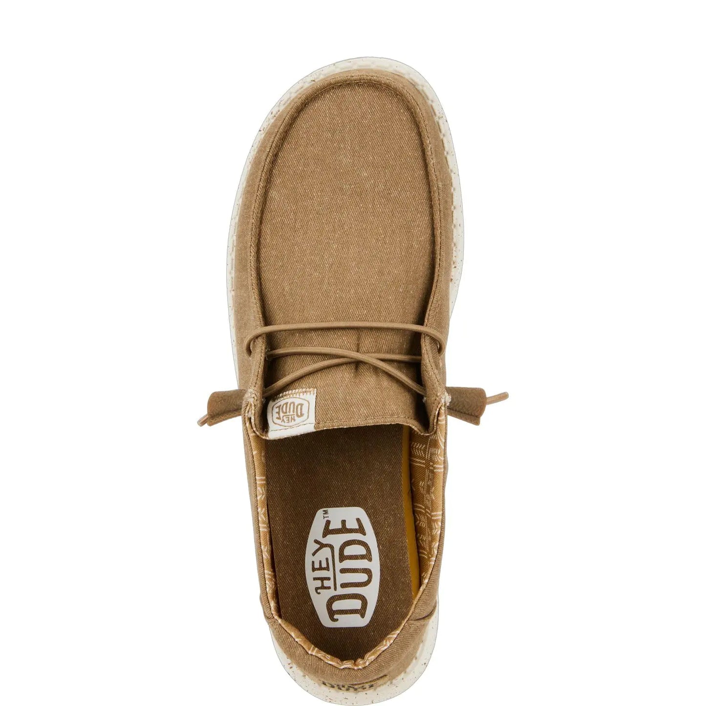 Hey Dude Women's Wendy Canvas | Women's Shoes | Women's Slip On Loafers | Comfortable & Light-Weight 10 Taupe