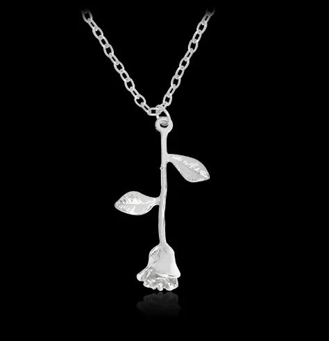 Singular Rose Necklace