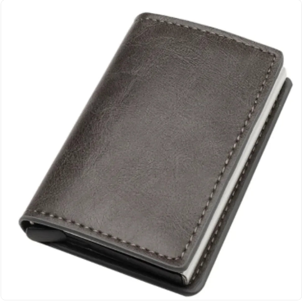 Auto-Flex Aluminum Alloy Card Holder Wallet