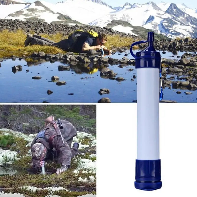 Tragbarer Outdoor Survival Wasser Life Straw