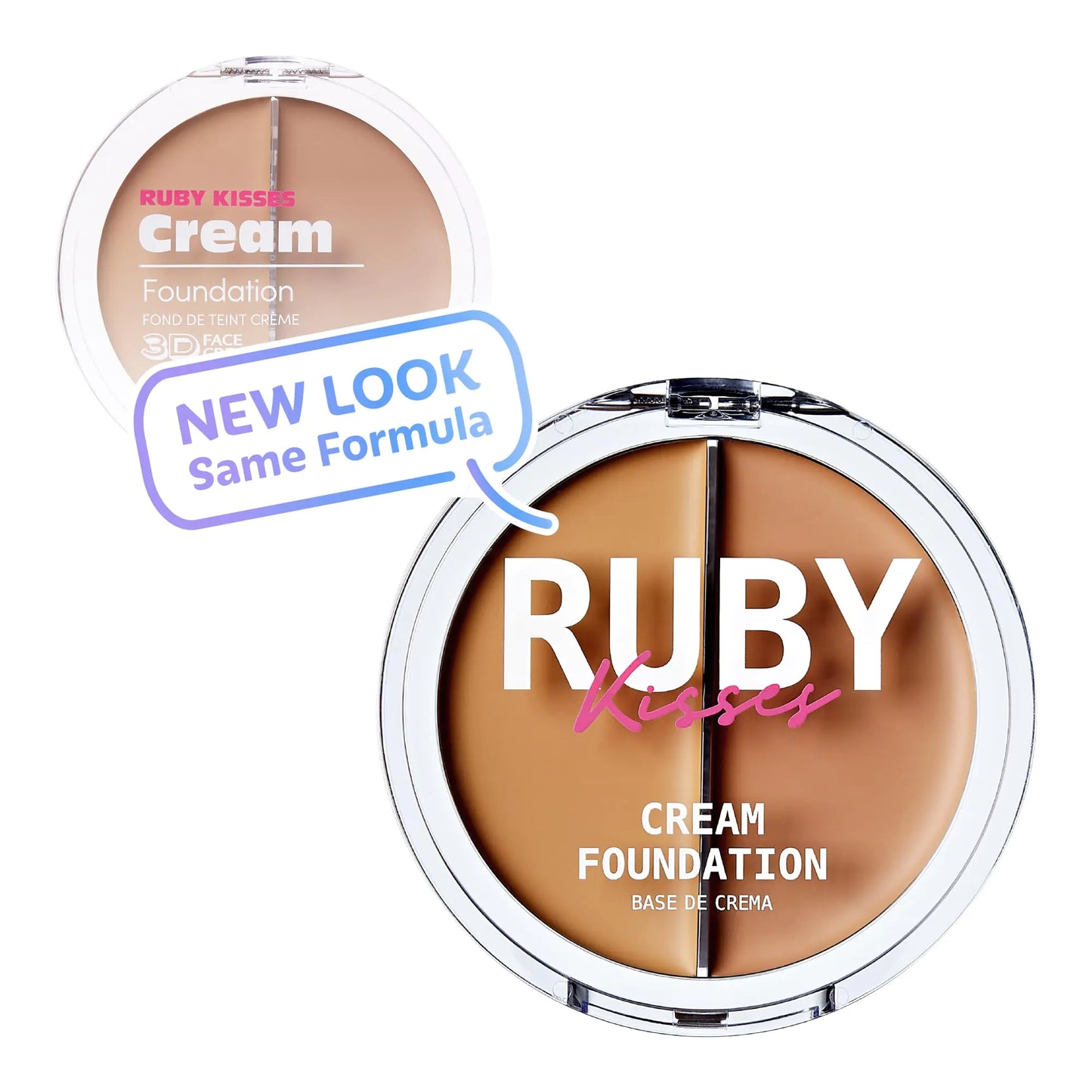 Ruby Kisses 3D Face Creator Cream Foundation & Concealer, 12 Hours Long Lasting, Medium to Full Coverage, Non-Greasy, Ideal for Makeup & Contour Palette (Level 5) 0.21 Ounce (Pack of 1) 1-5 Level 5